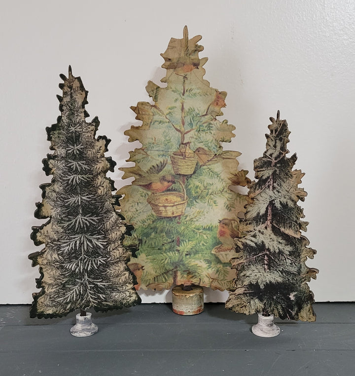 Set of 3 Christmas Tree Blanks