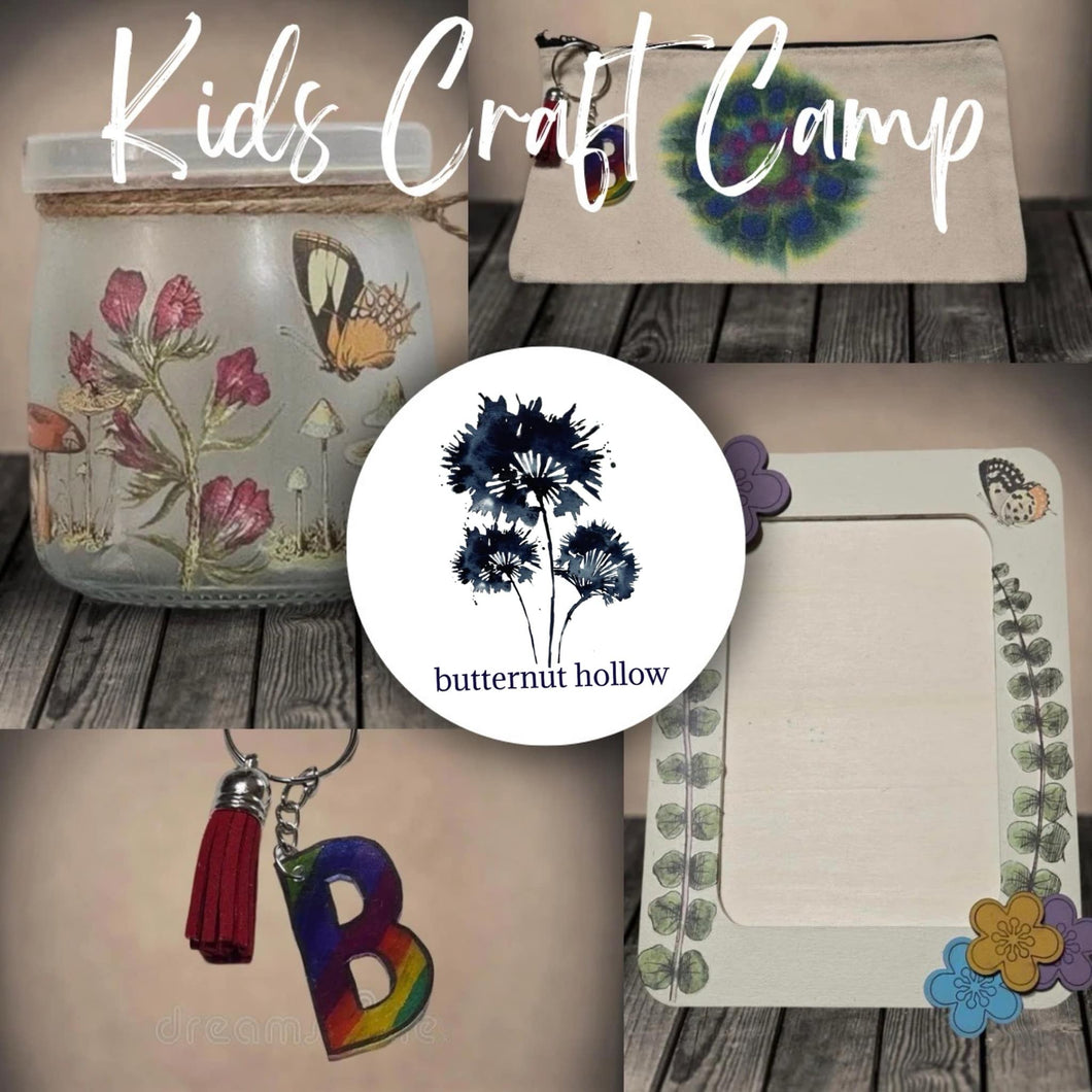 Kids Craft Camp - Ages 5 to 7 OR 8 to 12