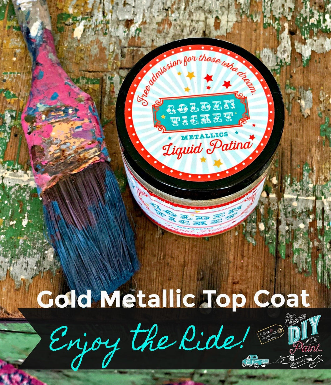 DIY Paint Golden Ticket Liquid Patina 8 oz.