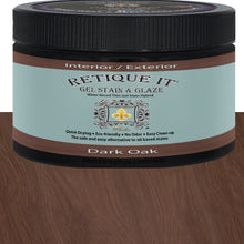 Load image into Gallery viewer, Retique It Water Based Gel Stain - Dark Oak 8 oz.
