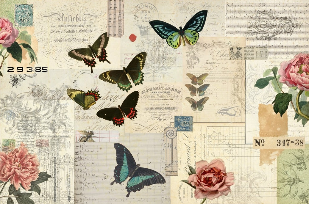 Decoupage Paper - Butterfly Masterboard