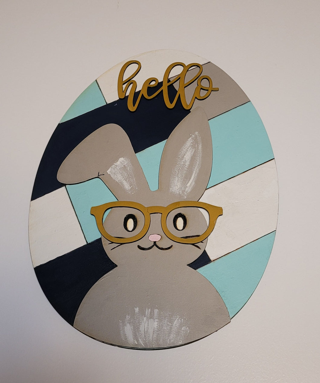 Wood Signs - Hello Bunny