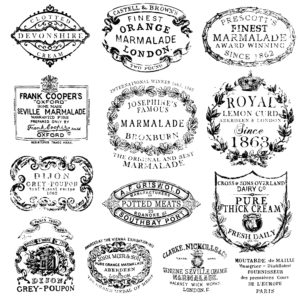 IOD Designs Stamp -  Crockery  12