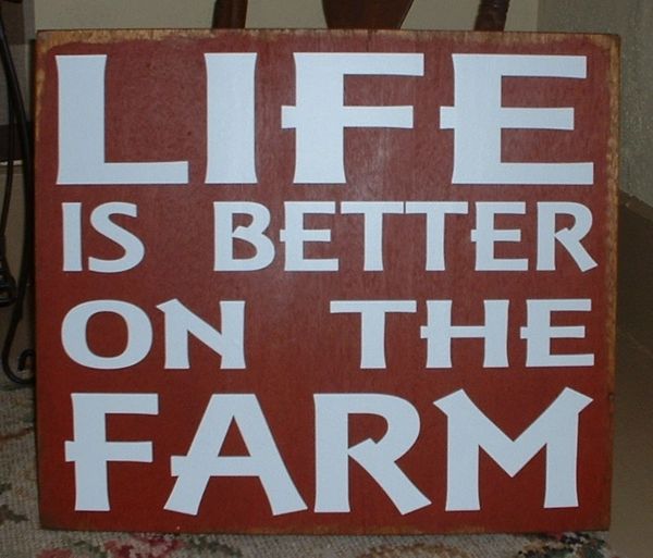 Wood Signs - Life is Better on the Farm