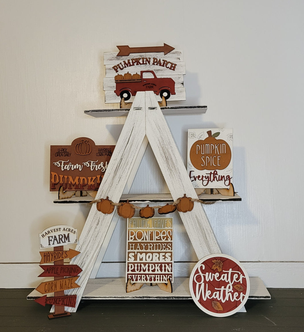 Pumpkin Tray Set  -  Kit