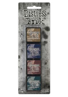 Ranger Ink - Mini Distress Ink Kit - Set of 4