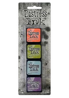 Ranger Ink - Mini Distress Ink Kit - Set of 4