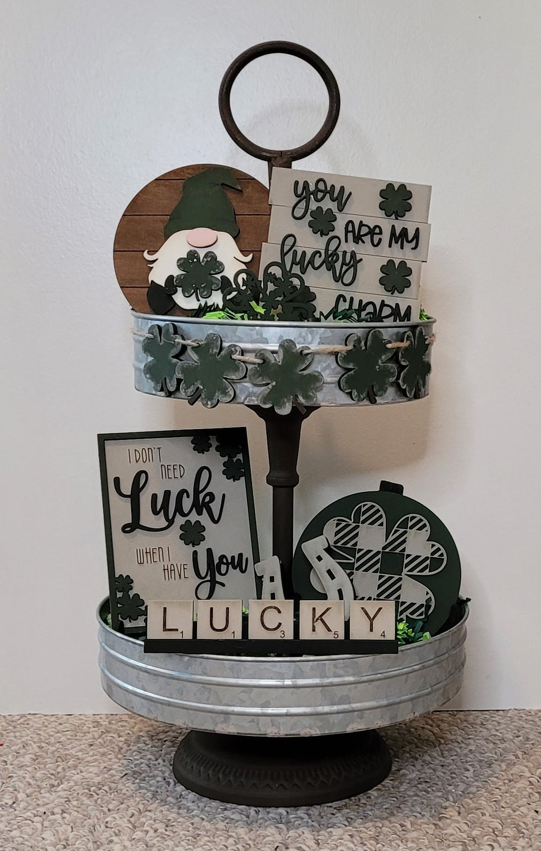 St. Patrick's Day Tray Set - Finished